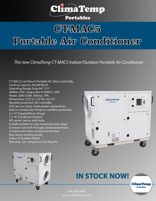 5 Ton Portable Air-Conditioner - Image 2