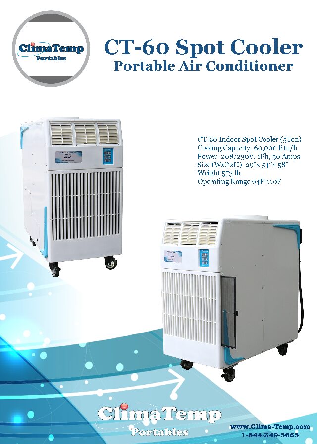 CT-60 5-ton portable indoor AC